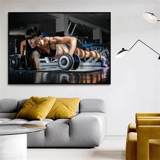 Push ups canvas