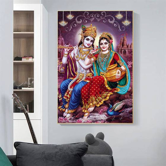 Radha Krishna canvas