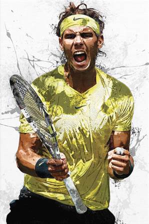 Rafael Nadal canvas