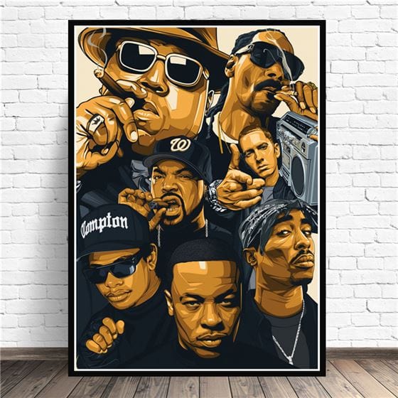 Rap stars canvas – CanvasWallDecor
