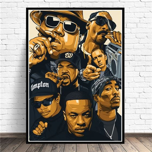 Rap stars  canvas