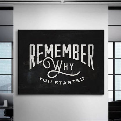 Remember why you started canvas