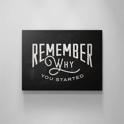 Remember why you started canvas