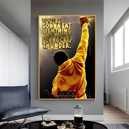 Rocky Balboa - Quote canvas