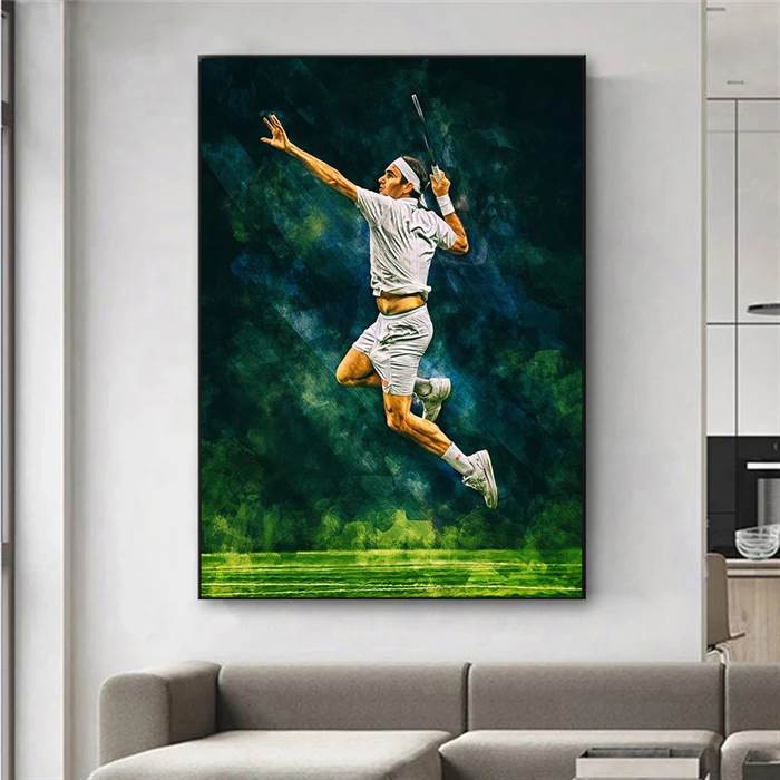Roger Federer - Wimbeldon canvas