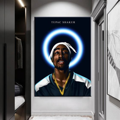 Saint Tupac canvas