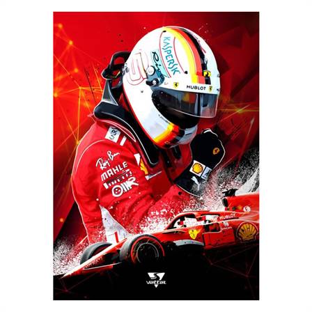 Sebastian Vettel canvas