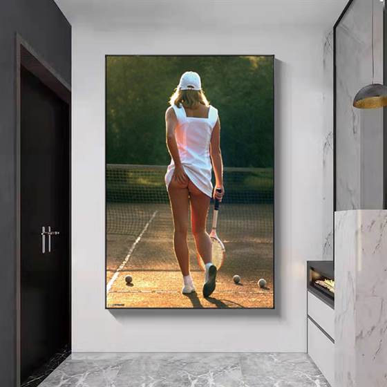 Sexy tennis canvas