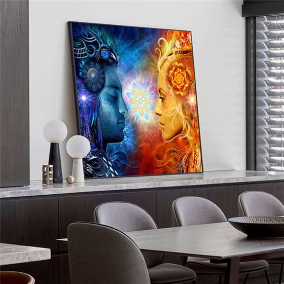 Shiva and Shakti canvas