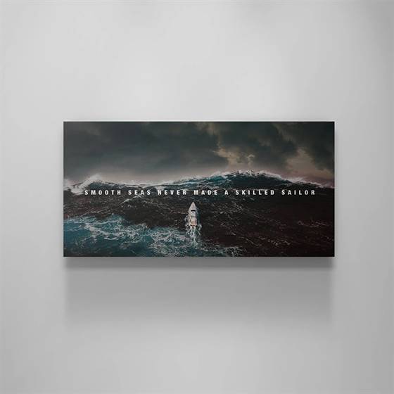 Smooth seas canvas