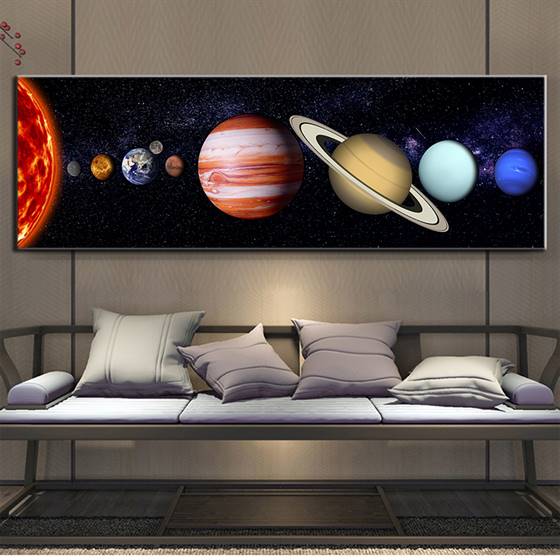 Solar system canvas