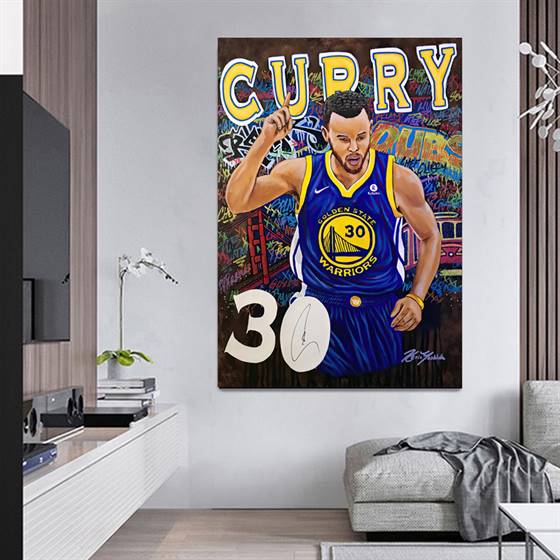 Steph Curry 30 canvas