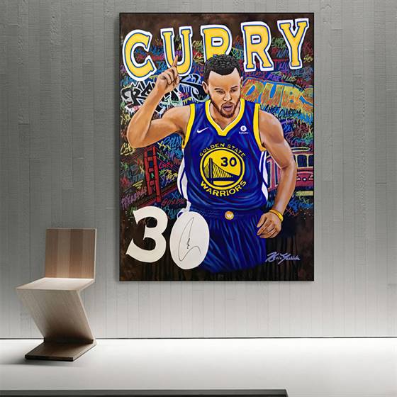 Steph Curry 30 canvas