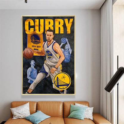 Steph Curry GSW canvas