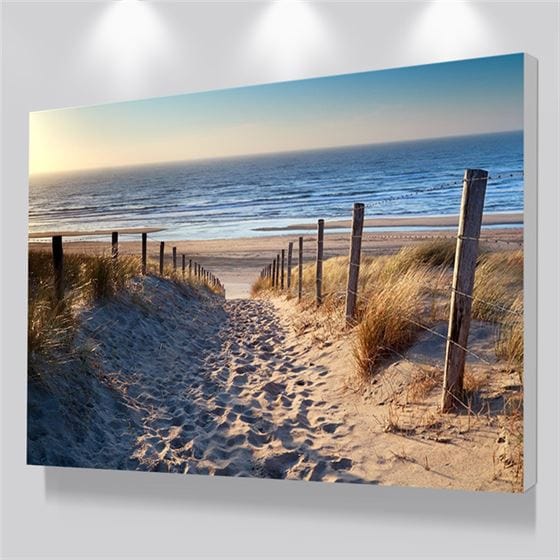 Sunny landscape canvas