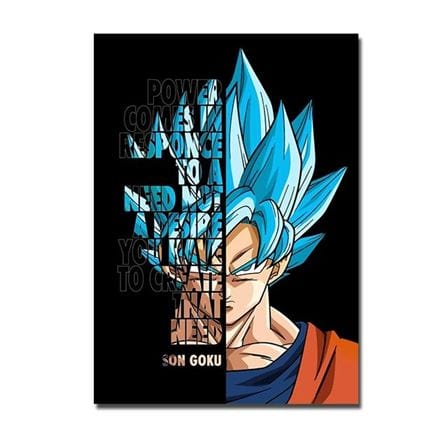 Super Saiyan Blue Goku canvas