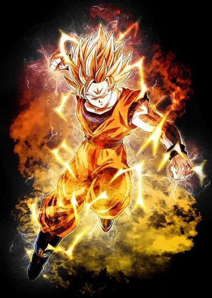 Super Saiyan Goku canvas