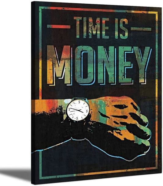 Time is money canvas