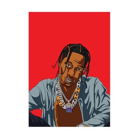 Travis Scott canvas