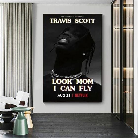 Travis Scott - Look mom i can fly canvas