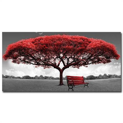 Tree of life (red) canvas