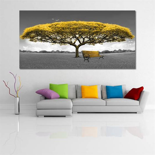 Tree of life (yellow) canvas