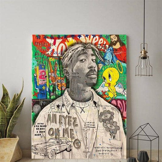 Tupac - All eyez on me canvas