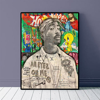 Tupac - All eyez on me canvas