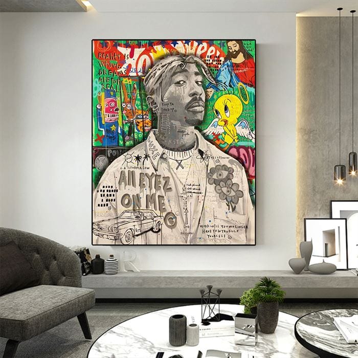 Tupac - All eyez on me canvas