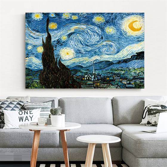 Vincent van Gogh - The Starry Night canvas