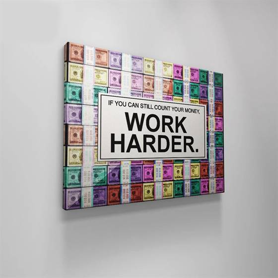 Work harder canvas