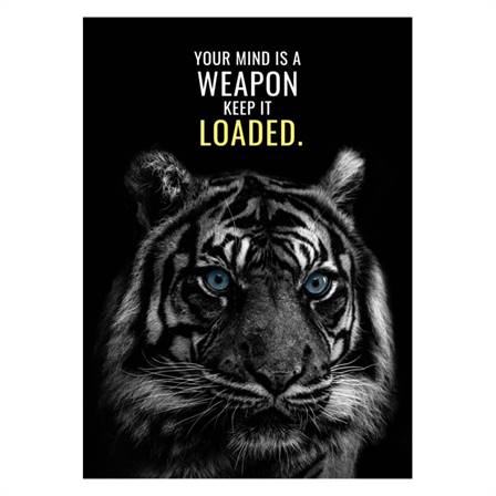 Your mind is a weapon canvas